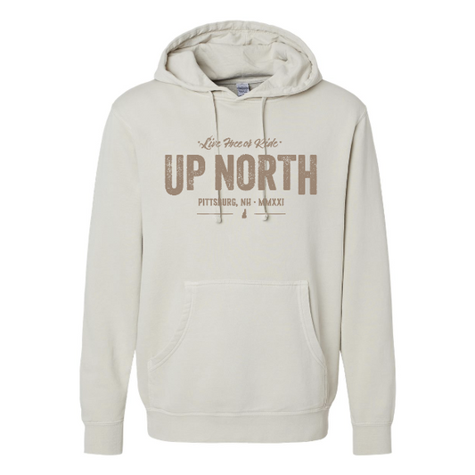 Vintage Up North Hoodie - Ivory