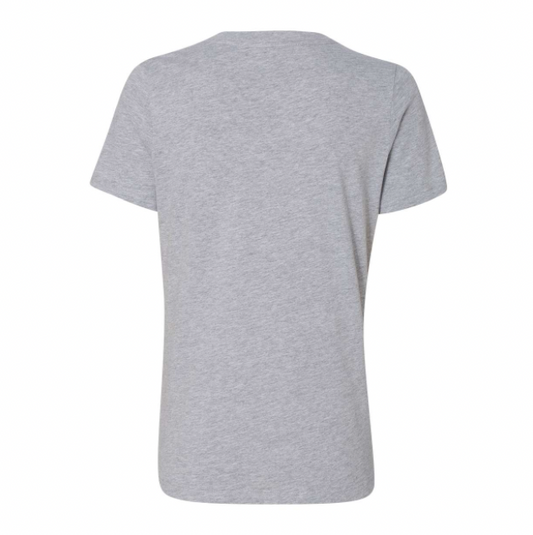Women's Up North V-Neck Tee – Heather Grey