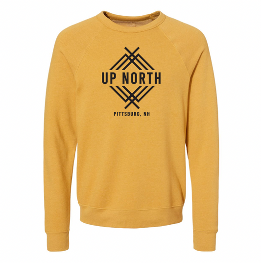 Up North Elevated Logo Crew - Mustard
