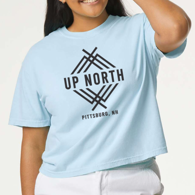 Up North Logo Ladies Boxy Tee