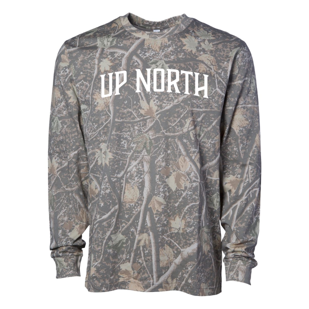 Up North Camo Long Sleeve Tee