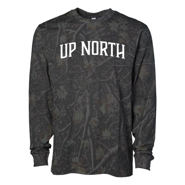 Up North Camo Long Sleeve Tee