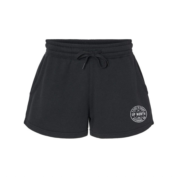 Circle Logo Ladies Short - Black