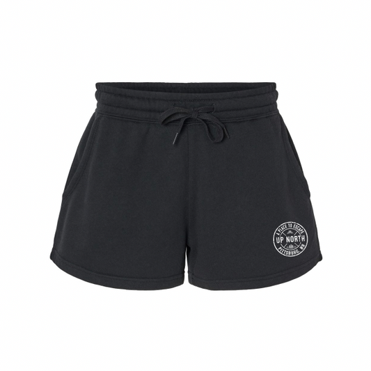 Circle Logo Ladies Short - Black