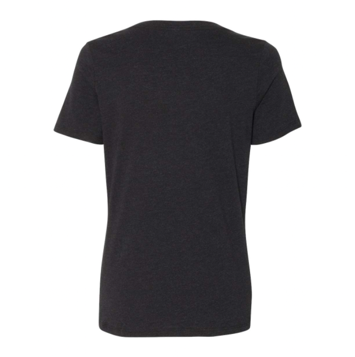 Women's Circle Logo V-Neck Tee – Black