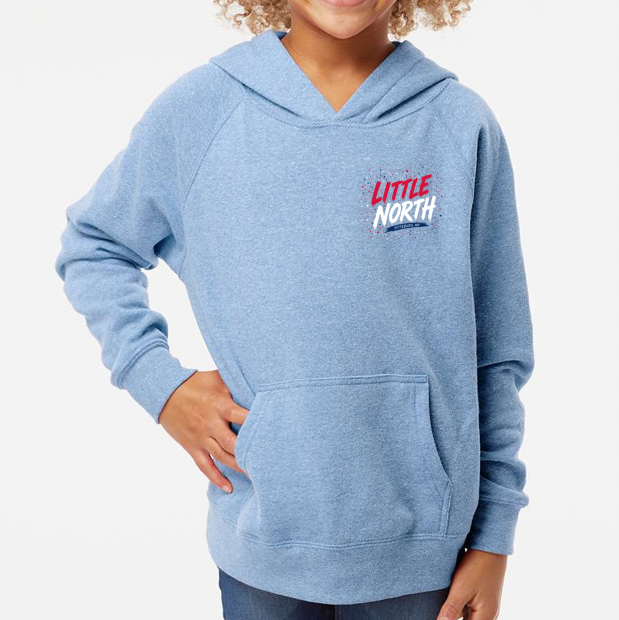 Little North Hoodie - Light Blue