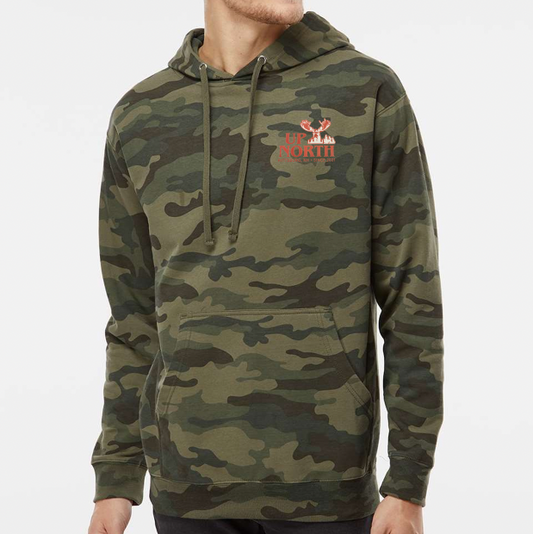 Up North Camo Moose Hoodie