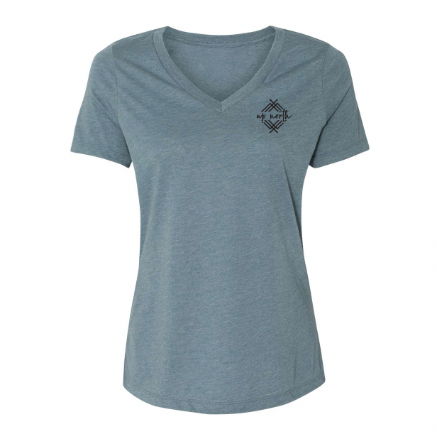 Up North Ladies V-Neck Tee