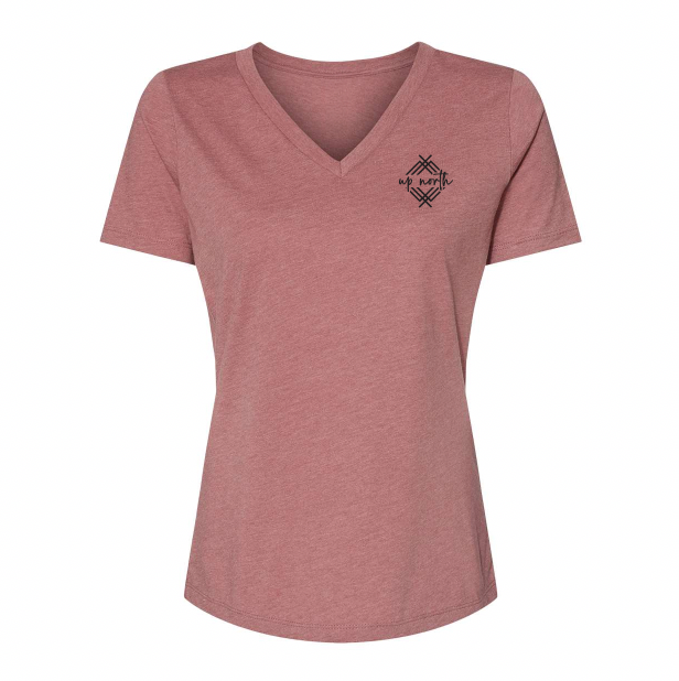 Up North Ladies V-Neck Tee