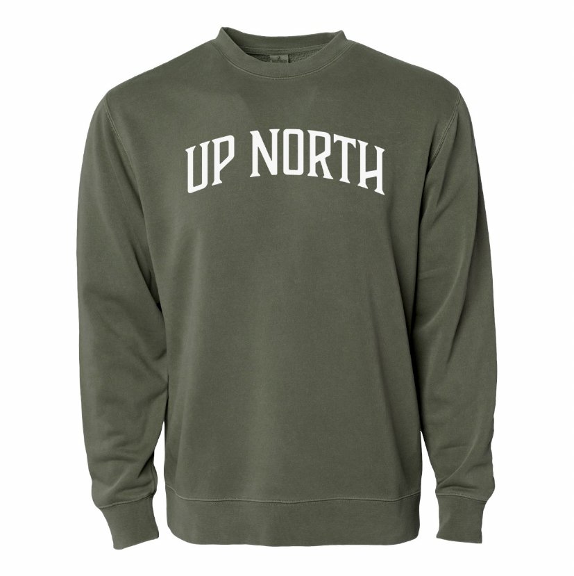 Up North Pigment-Dyed Crewneck Sweatshirt