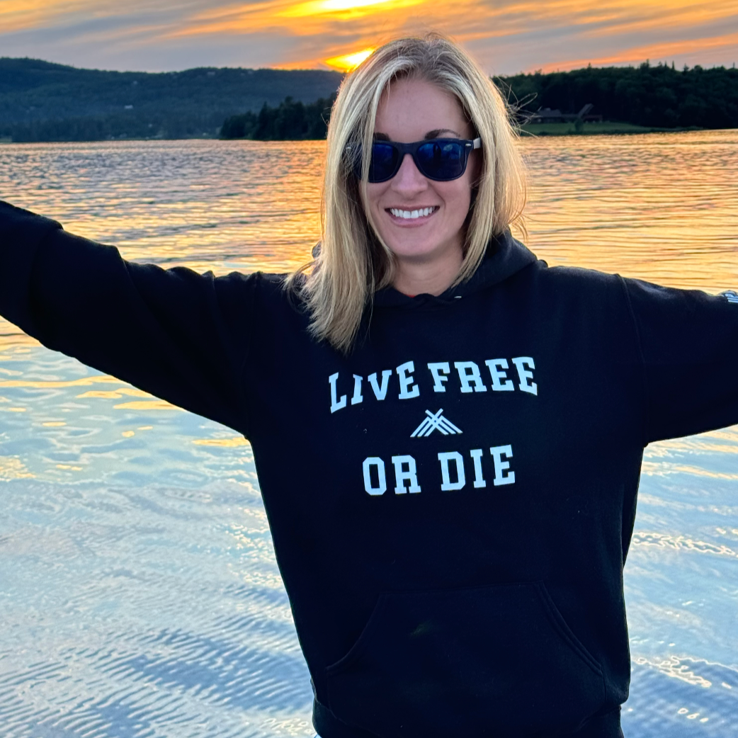 Live Free or Die Hoodie - Black