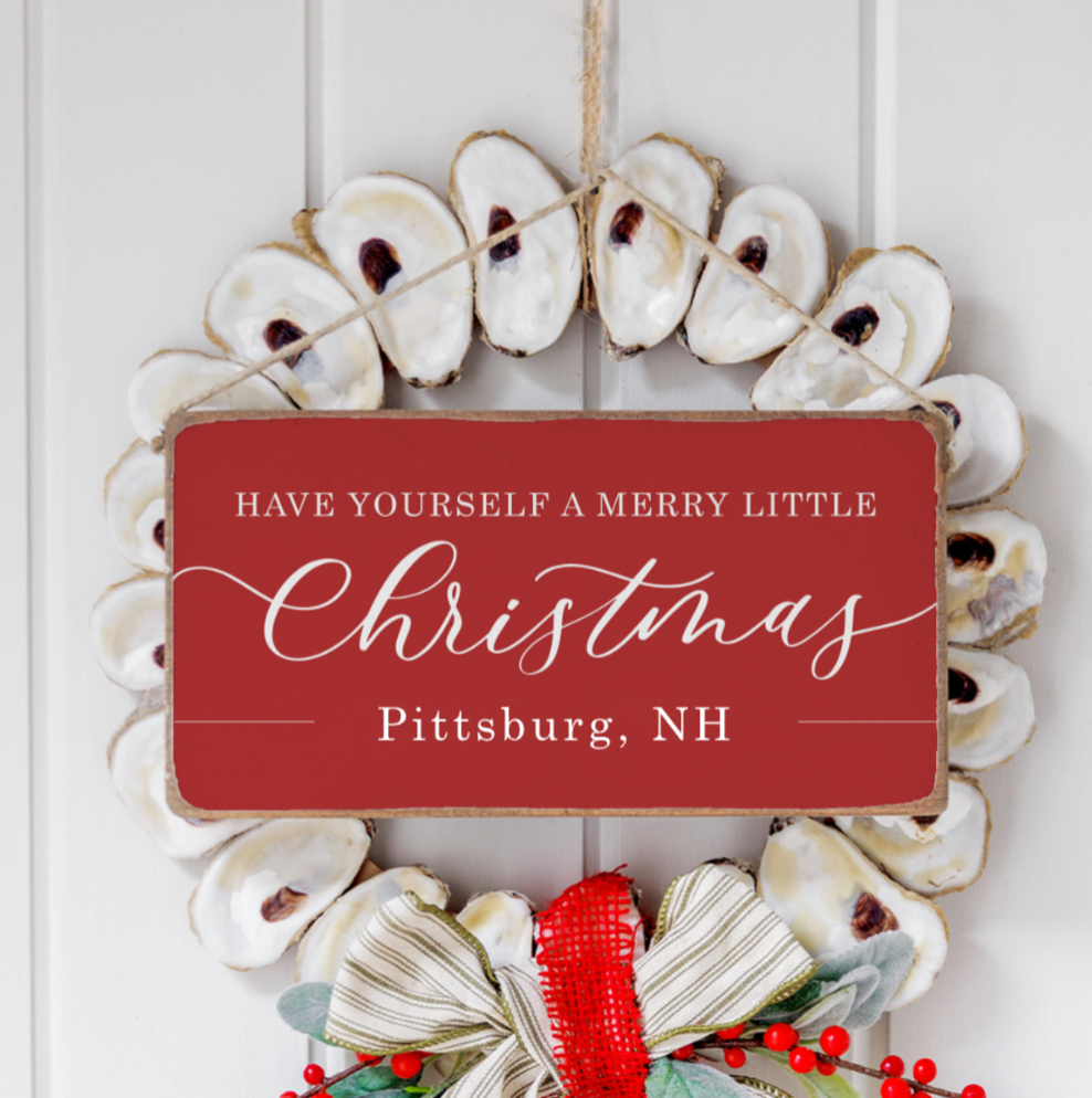 Merry Little Christmas Twine Hanging Sign