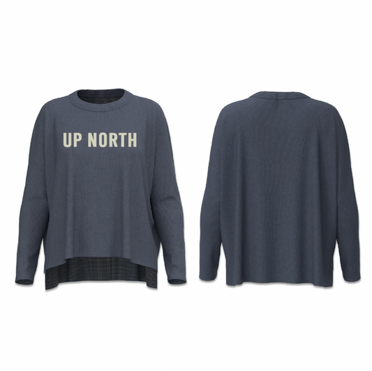 Ladies UP NORTH Everyday Sweater - Navy