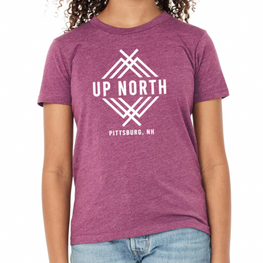 Youth Logo Tee - Heather Magenta