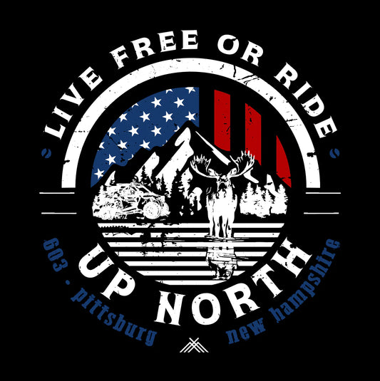 YOUTH - Live Free or RIDE - ATV SS Tee