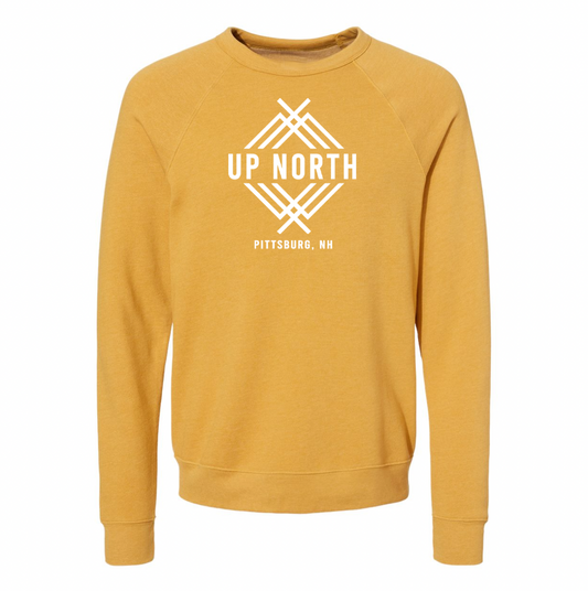 Up North Elevated Logo Crew - Mustard