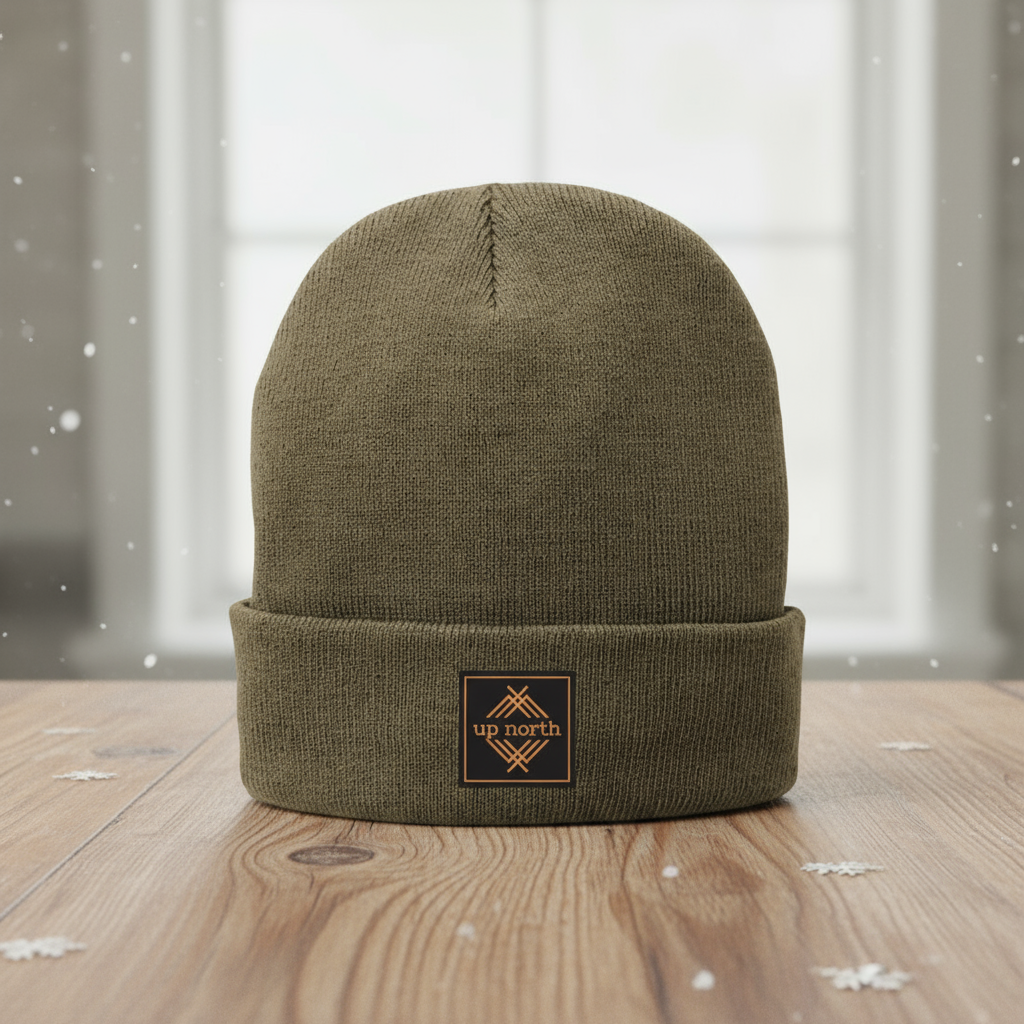 Up North Beanie - Olive Green