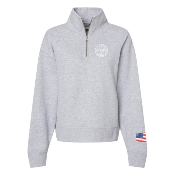 Circle Logo - Women's Quarter-Zip Sweatshirt