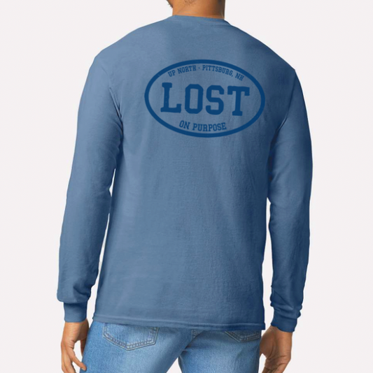 LOST On Purpose LS Tee - Indigo Blue