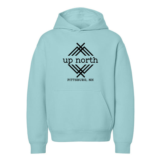 Up North Youth Logo Hoodie - Teal
