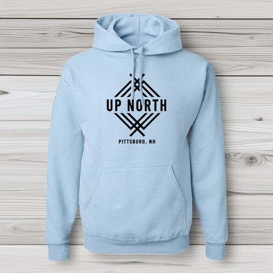 Up North Logo Hoodie - Light Blue