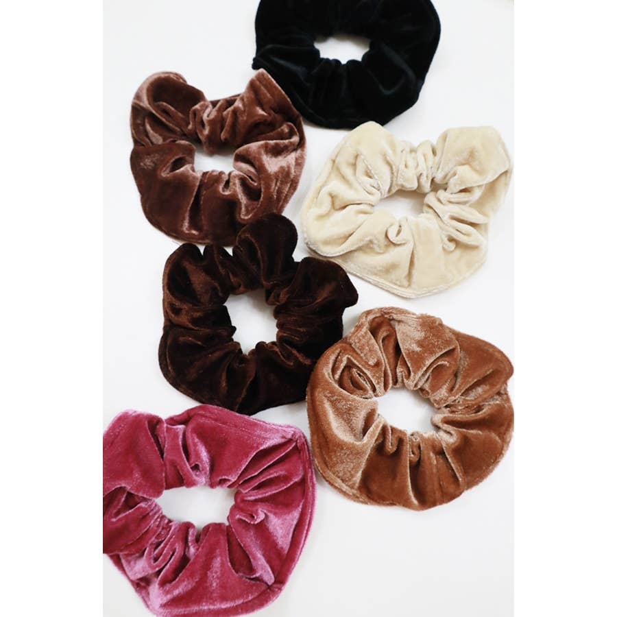 Premium Quality Large Soft Tone Velvet Scrunchie