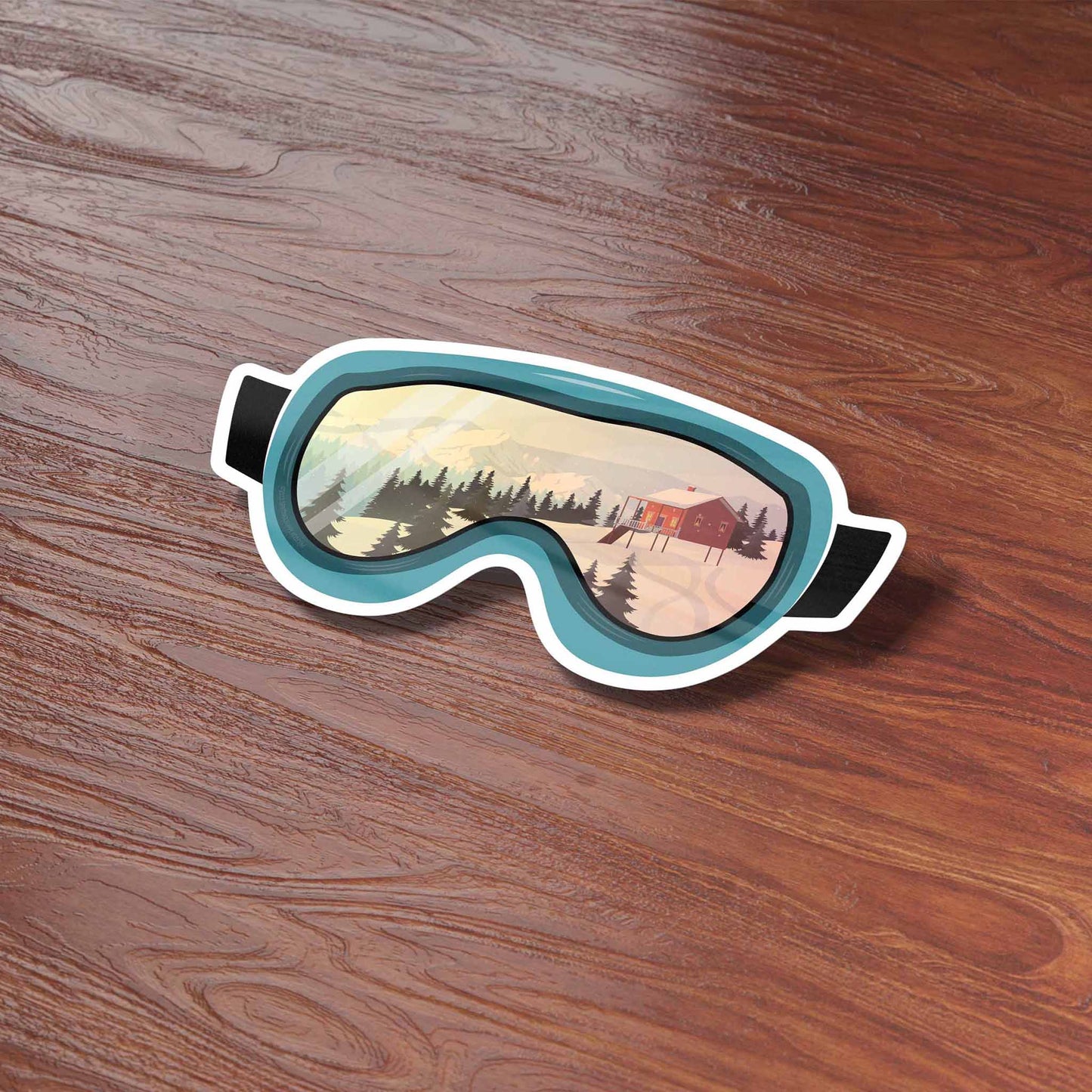 Ski Goggles Winter Sports Bumper Sticker