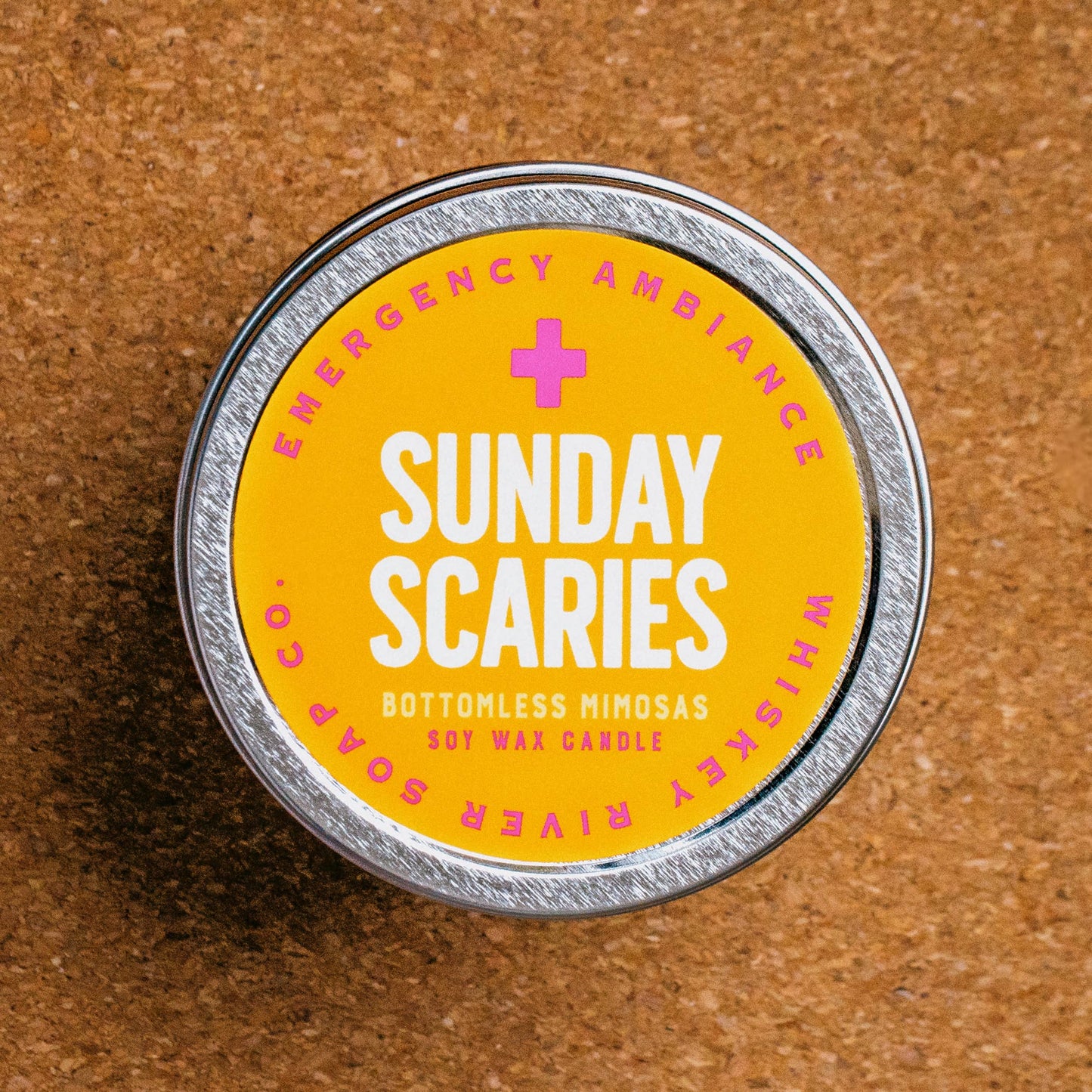 Sunday Scaries Emergency Ambiance Travel Tin | Funny Candle