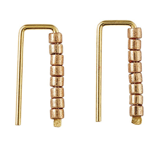 Chemistry Earring - Gold