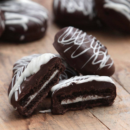 Dark Chocolate Covered Sandwich Cookies