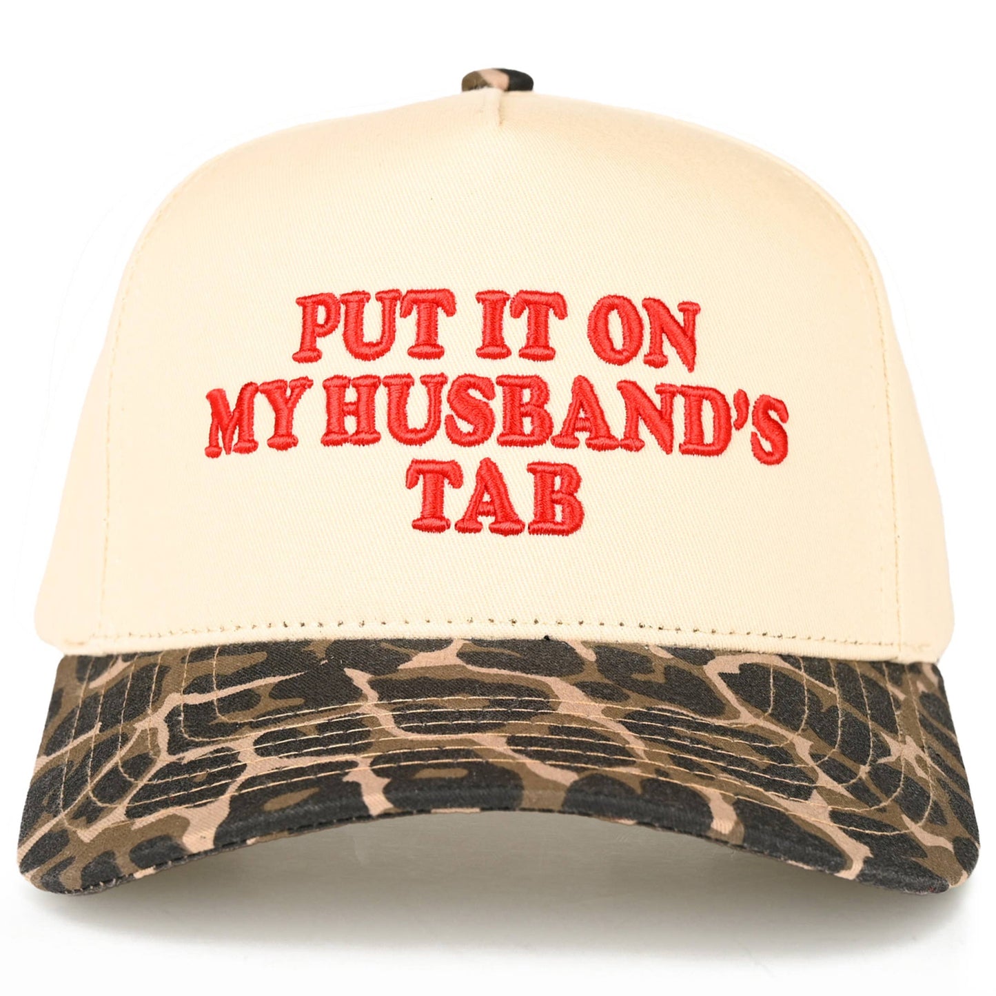 PUT IT ON MY HUSBAND'S TAB - Trucker Hat