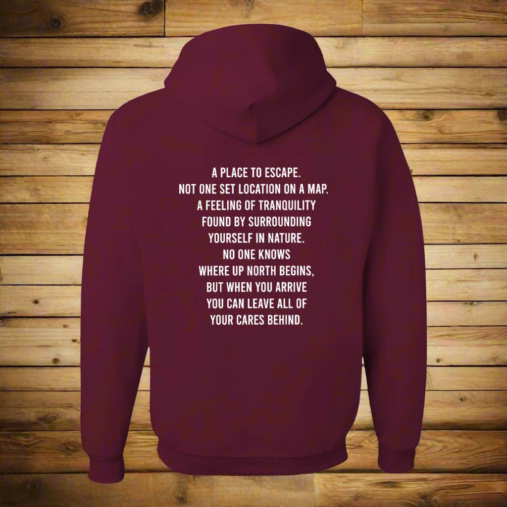 Up North Definition Hoodie - Maroon