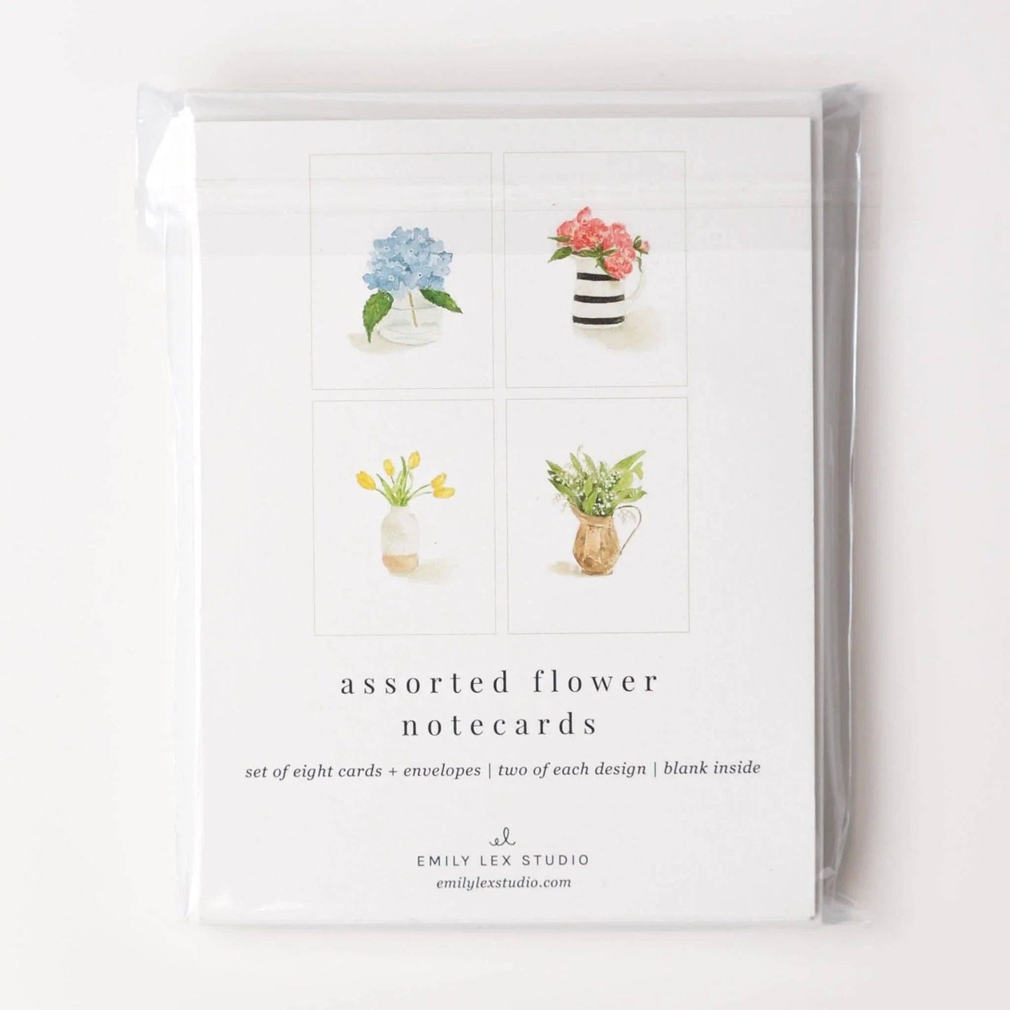 Flower assorted notecard set