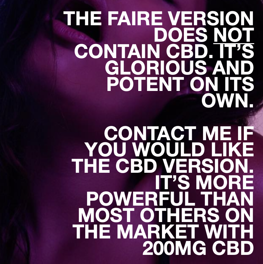 INTIMACY OIL : Big Orgasm, a Potent, Organic Intimacy Oil