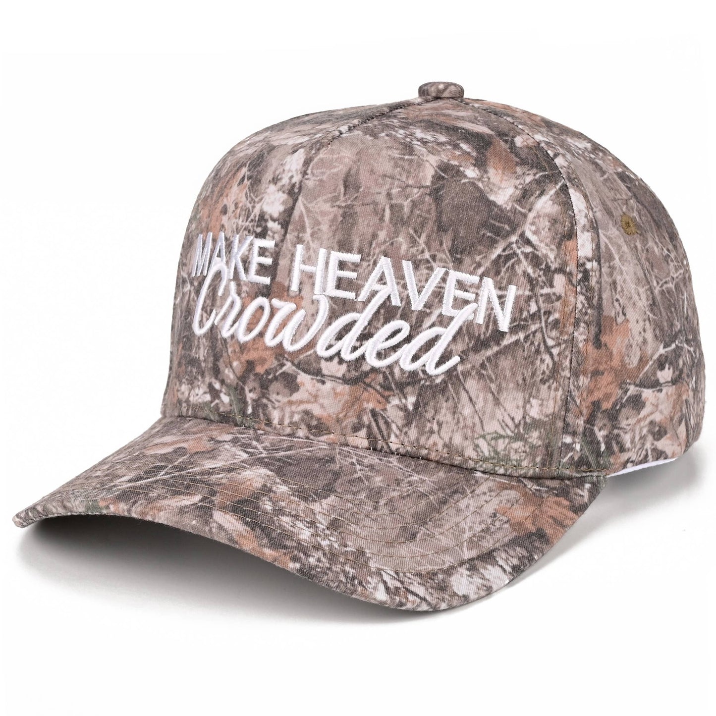 MAKE HEAVEN CROWDED - Embroidered Trucker Hat