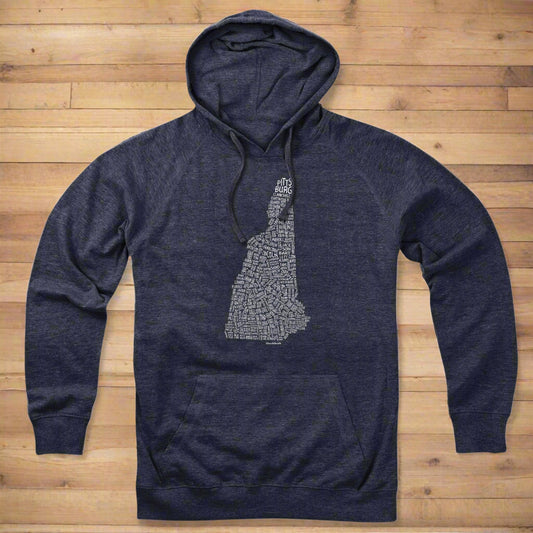 New Hampshire Cities & Towns Hoodie