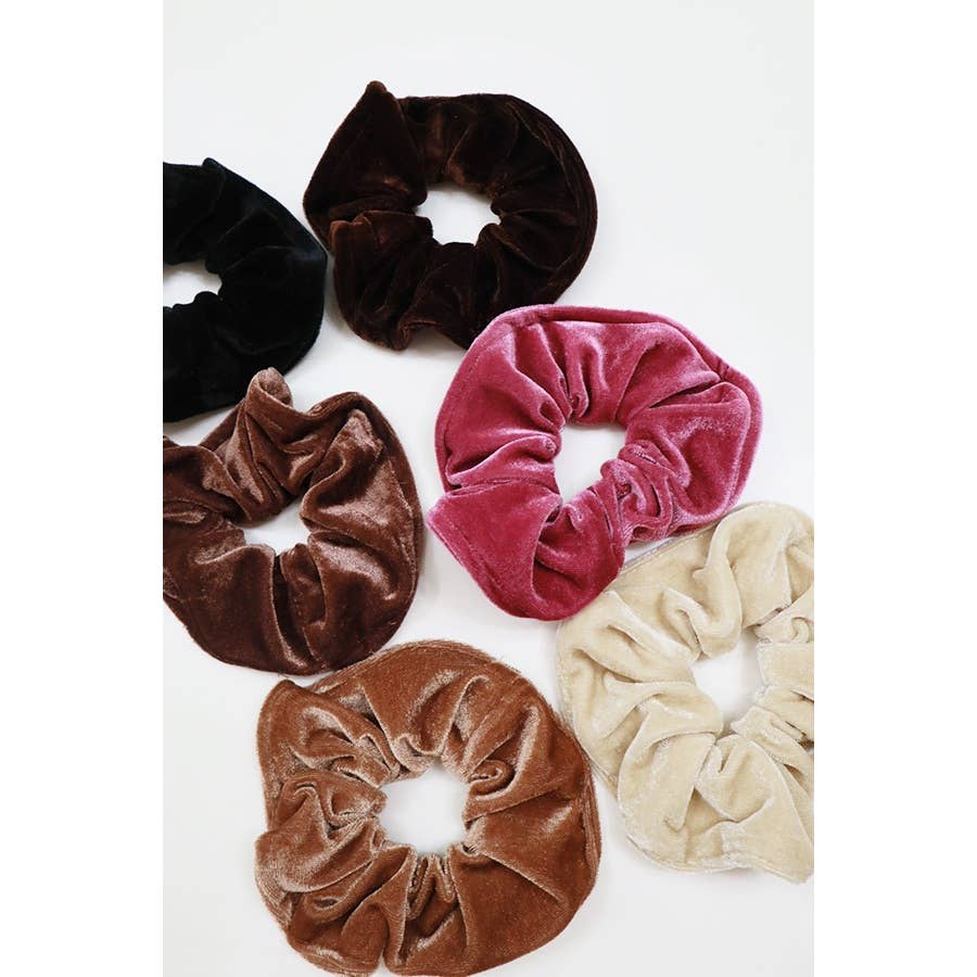 Premium Quality Large Soft Tone Velvet Scrunchie