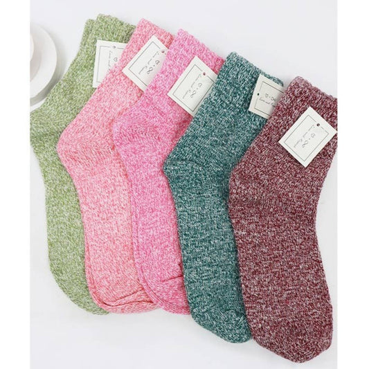 Stay Cozy Two Tone Socks