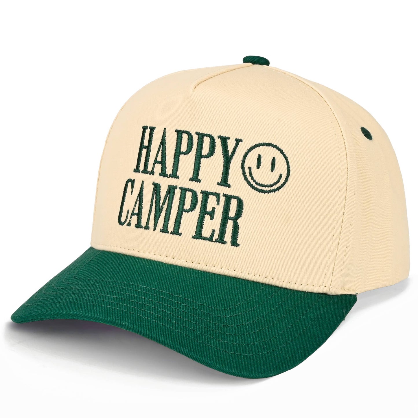 HAPPY CAMPER - Two Tone Trucker Hat