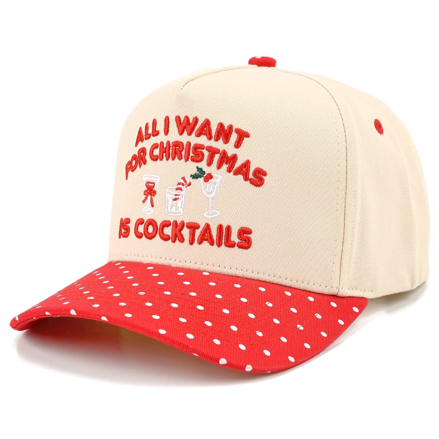 ALL I WANT FOR CHRISTMAS IS COCKTAILS - Trucker Cap