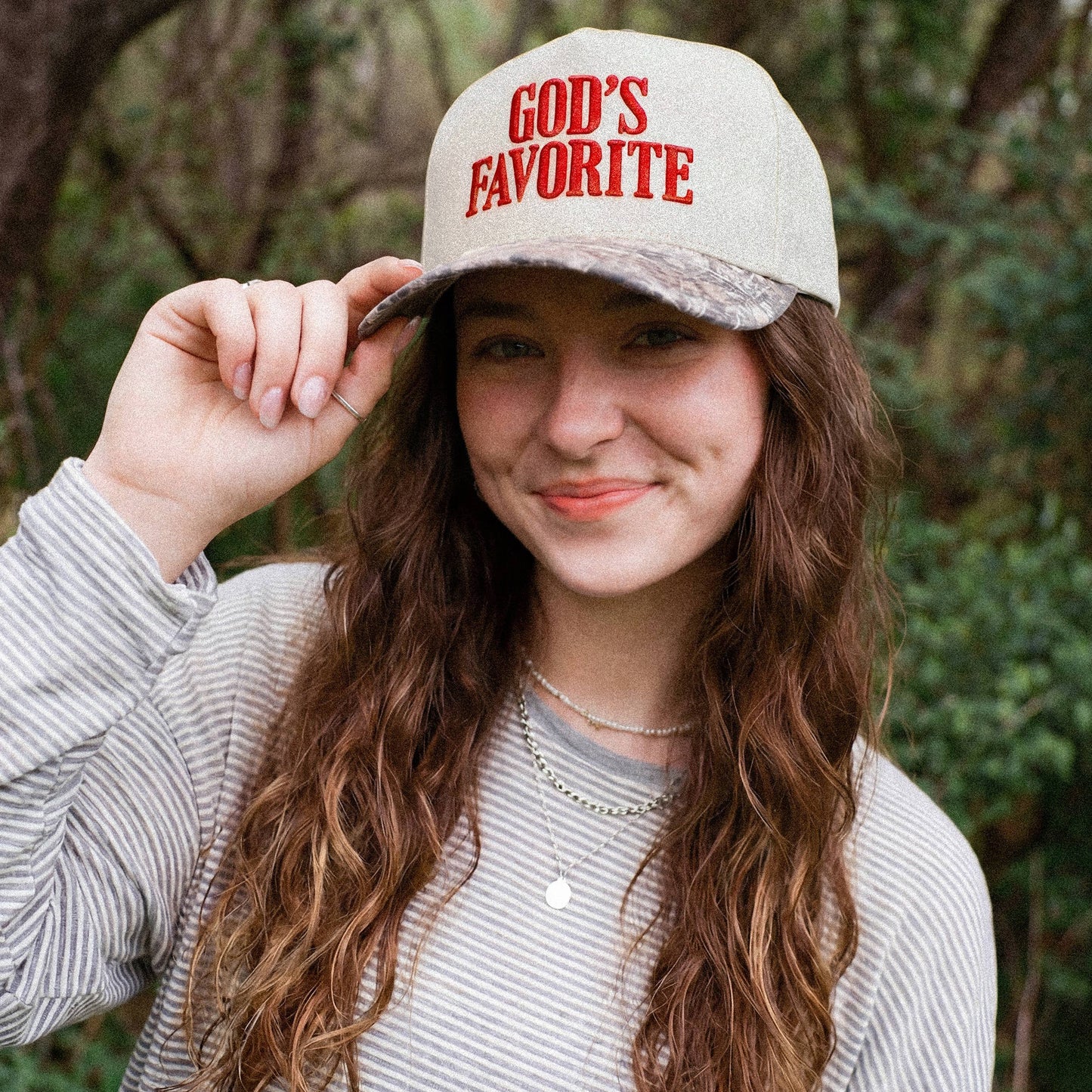 GOD'S FAVORITE - Two Tone Trucker Hat