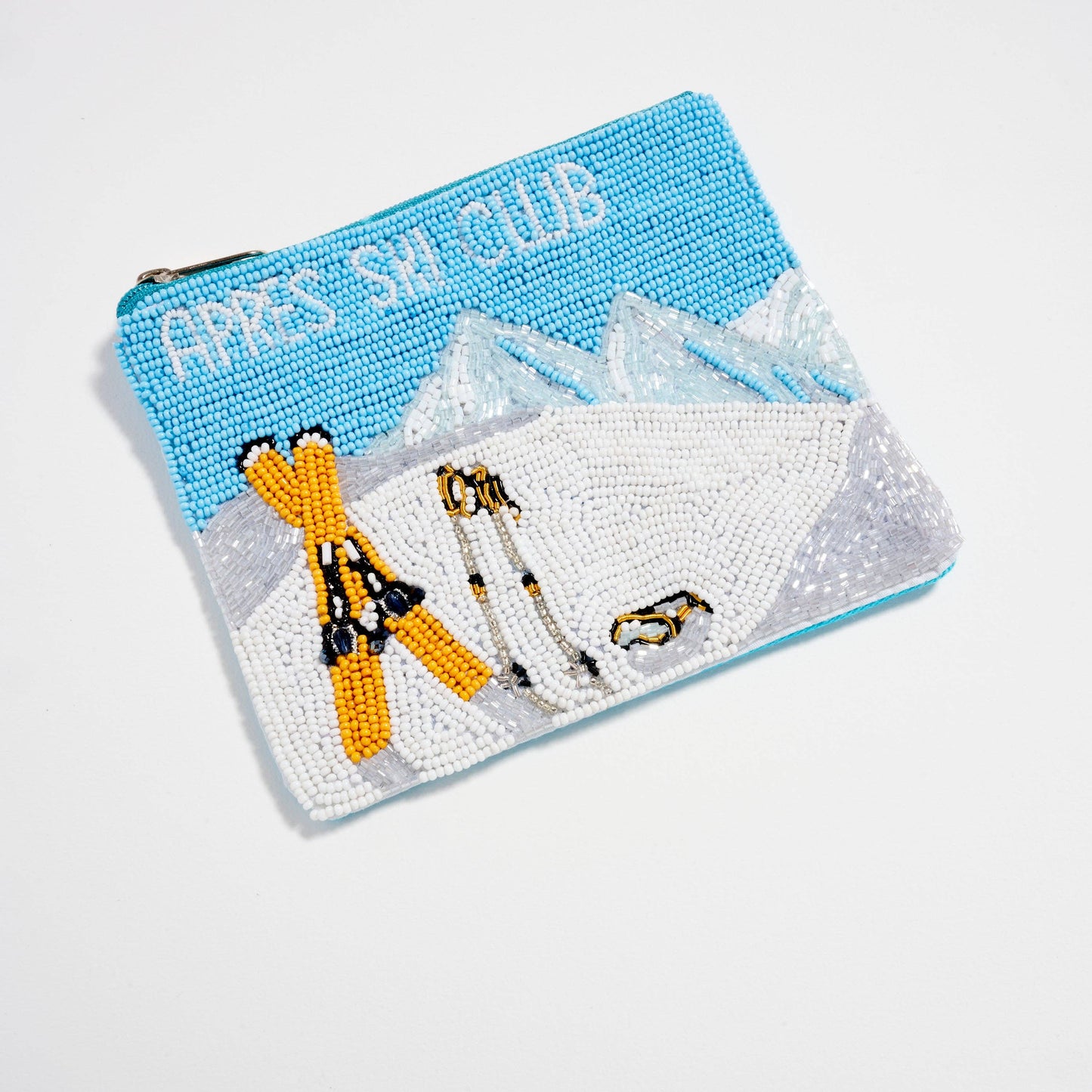 Apres Ski Club Beaded Zip Pouch