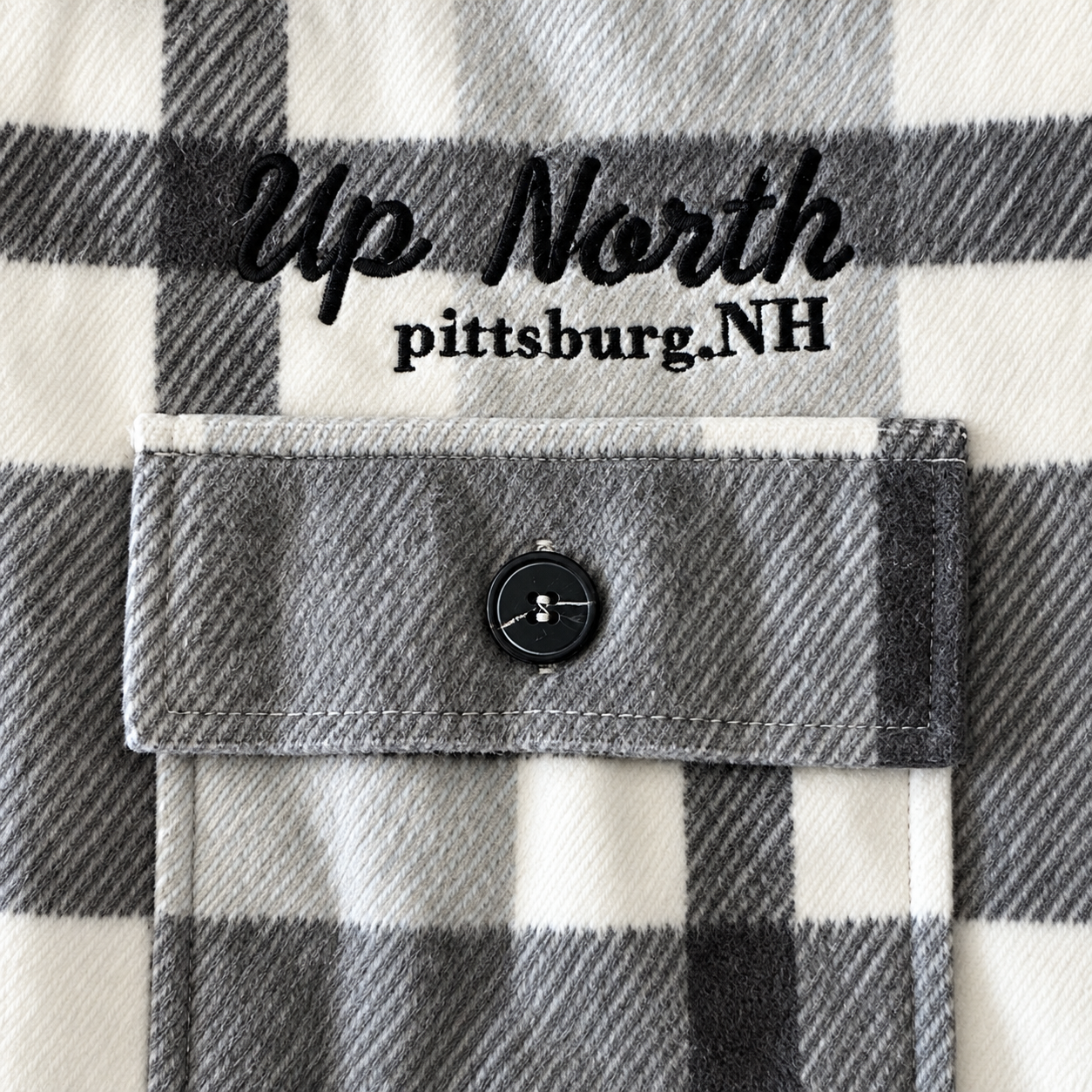 Embroidered Flannel Shacket