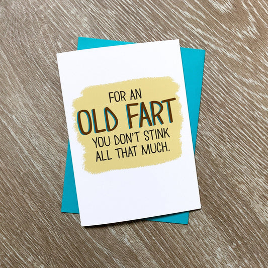 Funny Handmade Old Fart Birthday Card