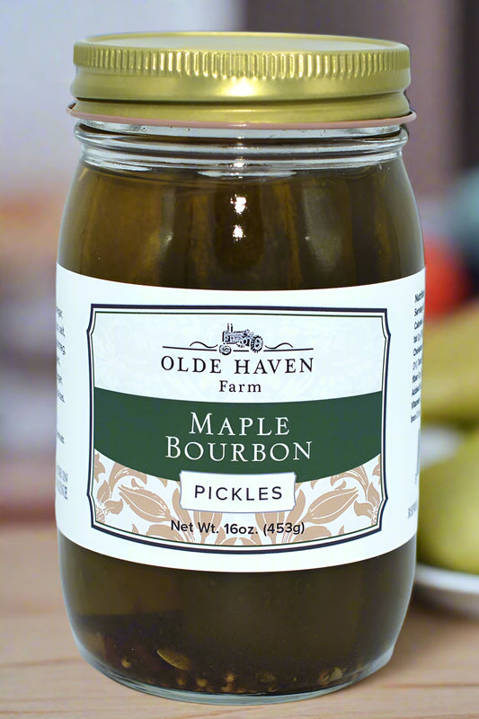 Maple Bourbon Pickles, 16oz