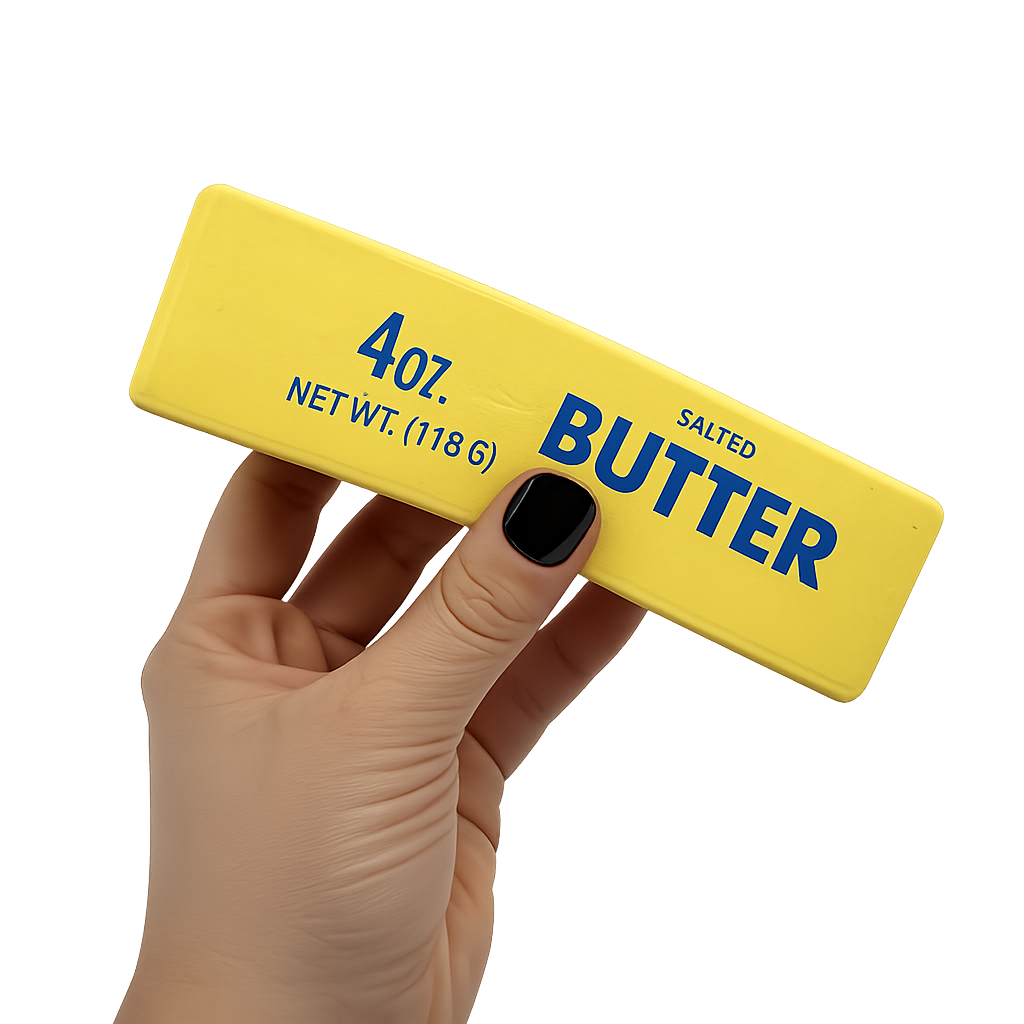 6" Butter Stick Squishy Toy