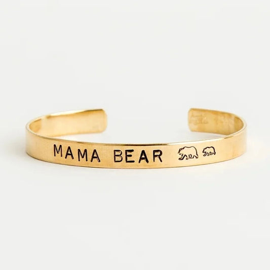 Mama Bear Cuff Bracelet
