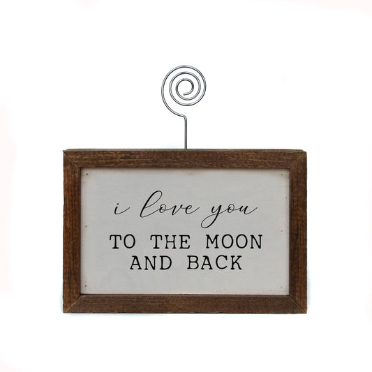 Picture Frame - I Love You To The Moon and Back