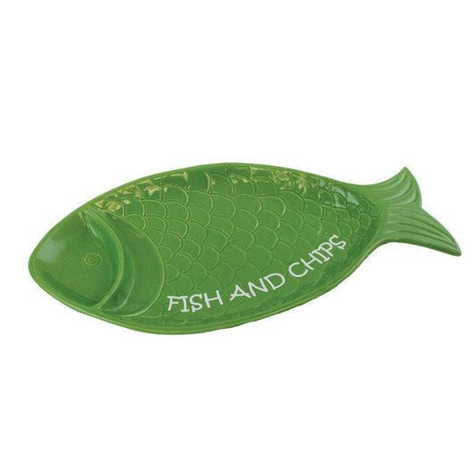 Ceramic Fish & Chips Platter