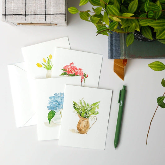 Flower assorted notecard set